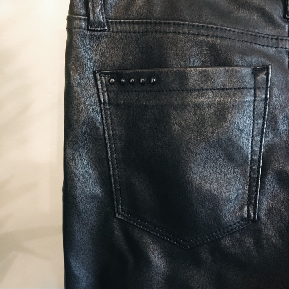 Blank NYC Leather Pants